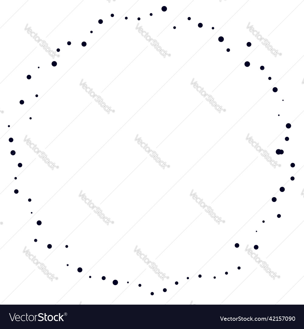 Squares random scattered shapes element