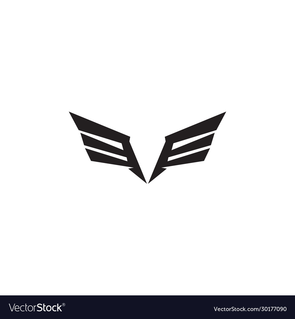 Wings logo design inspiration template