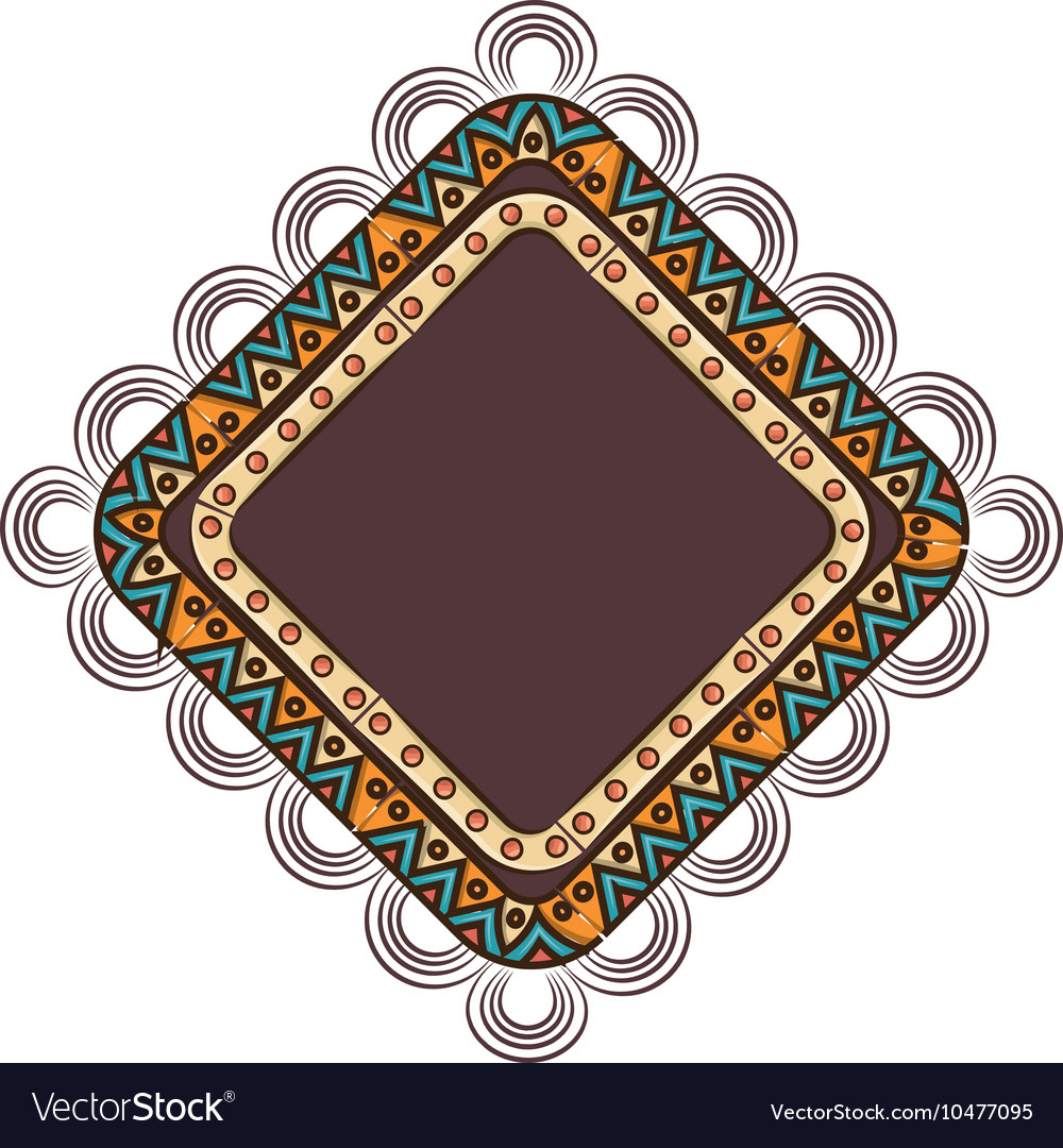 Bohemian Mandala Ethnic Decoration Royalty Free Vector Image