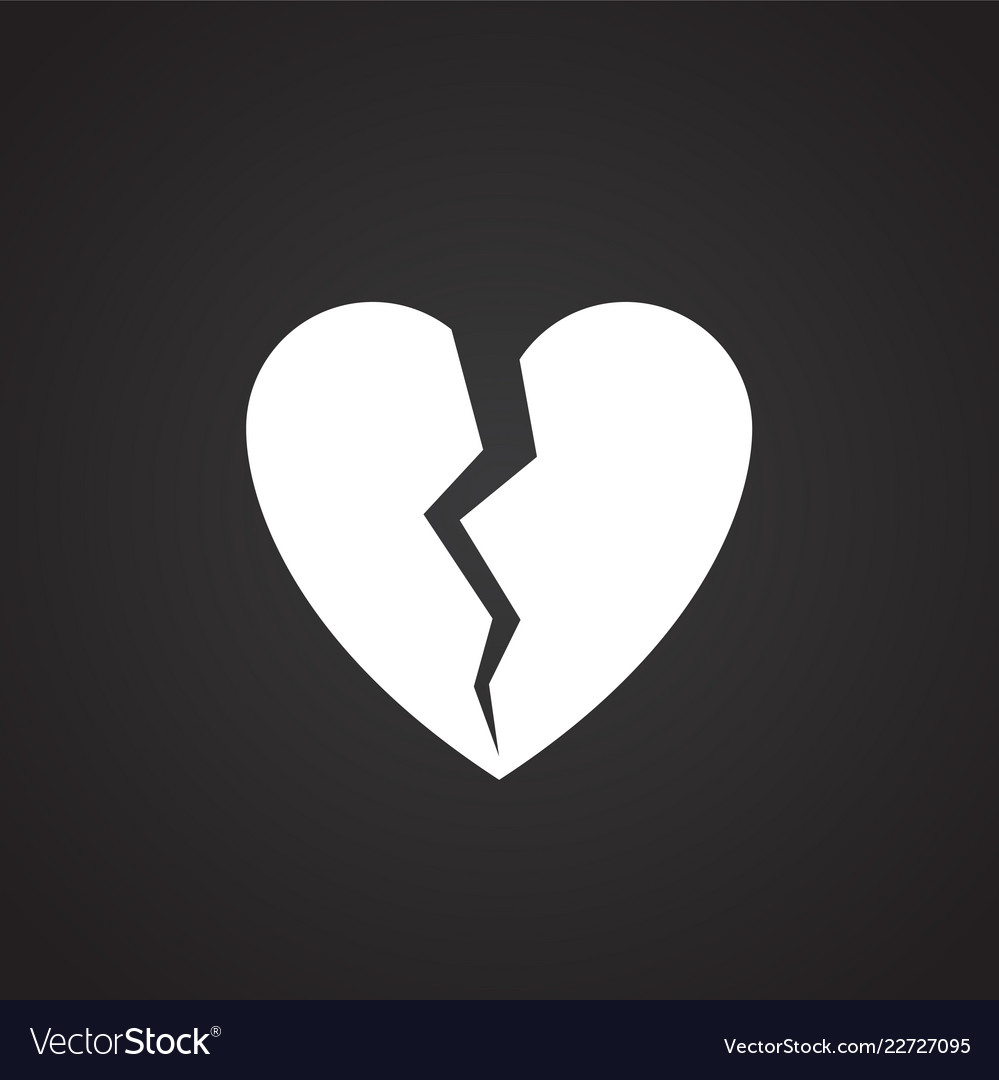 Black Broken Heart Images Stock Photos Vectors Shutterstock