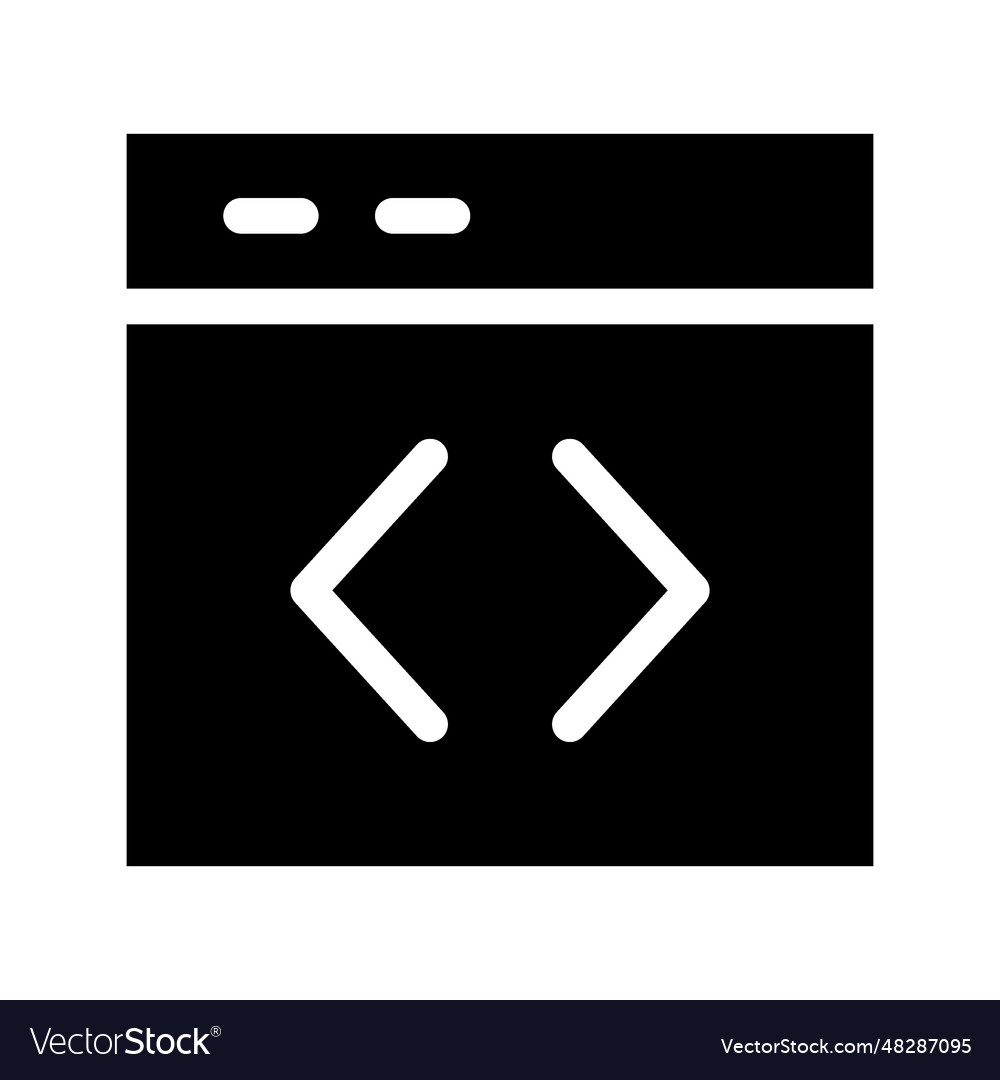 Coding icon vector image Coding icon