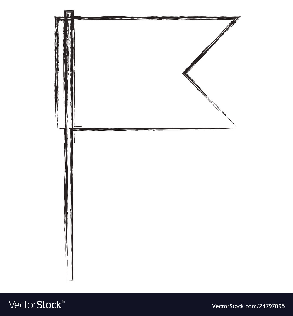 Flag pointer location icon