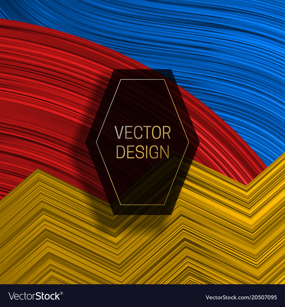 Hexagonal frame on colorful dynamic background