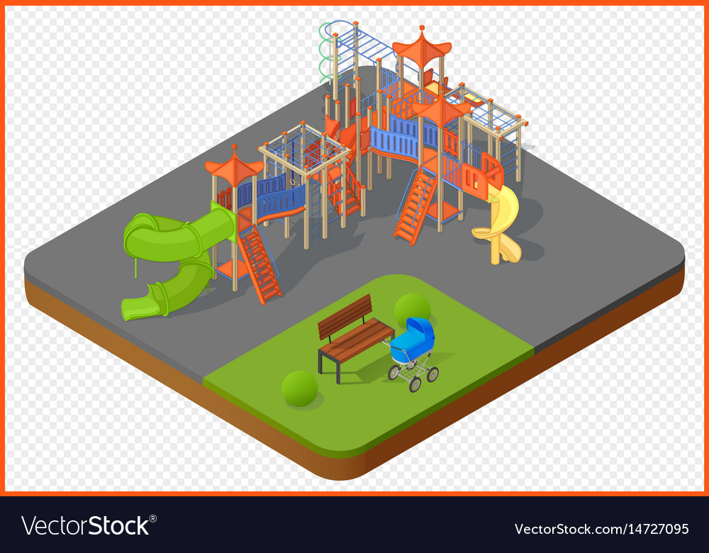 Isometric Playground Scene