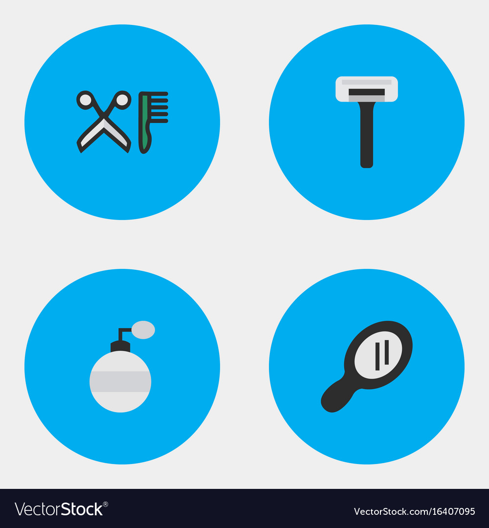Set of simple shop icons