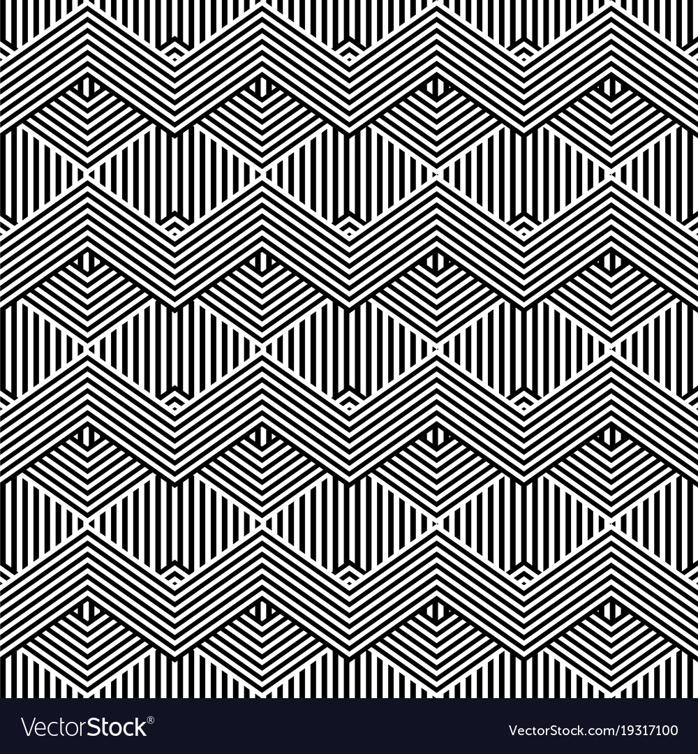 Geometric lines pattern background Royalty Free Vector Image