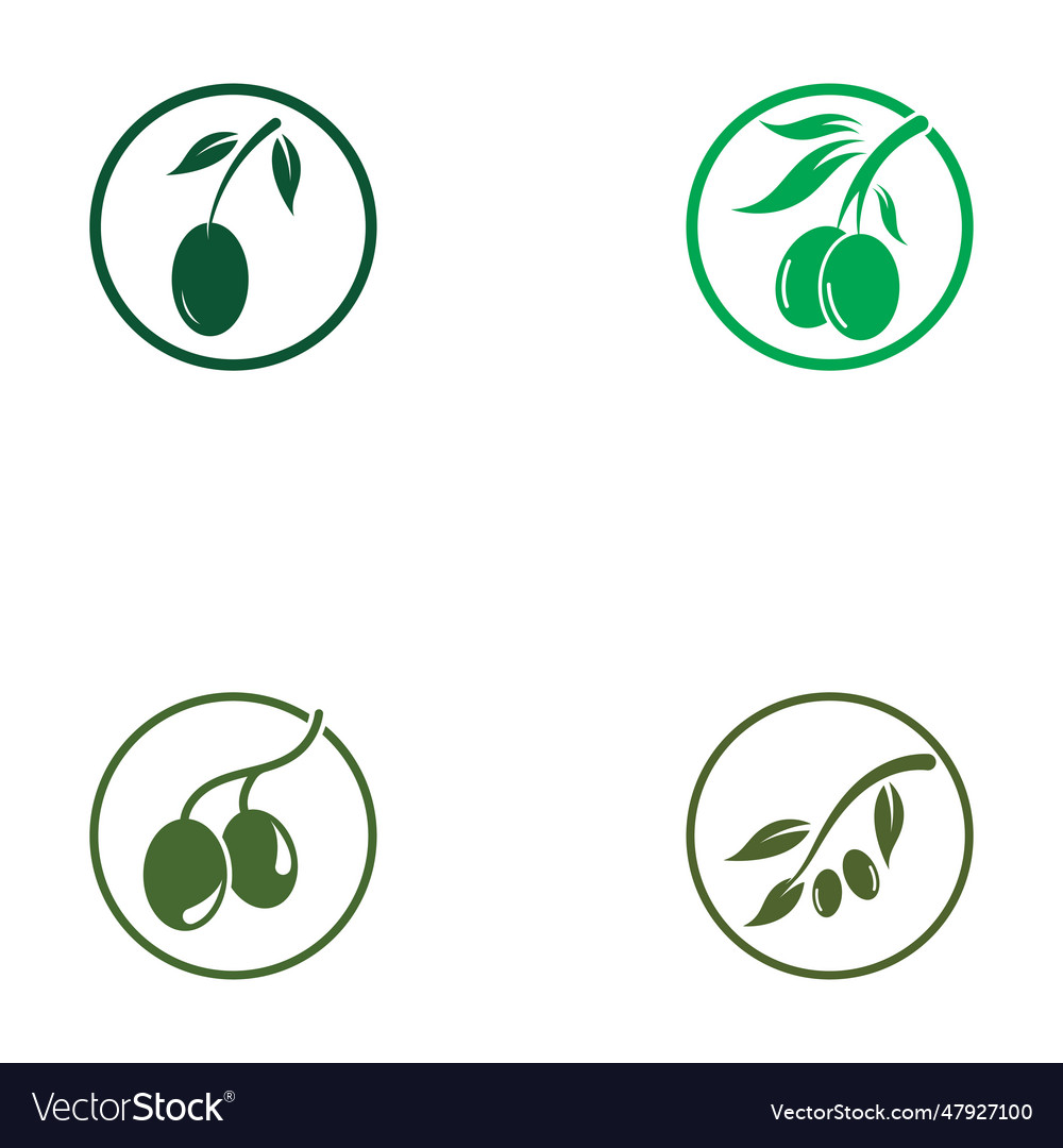 Olive icon design template