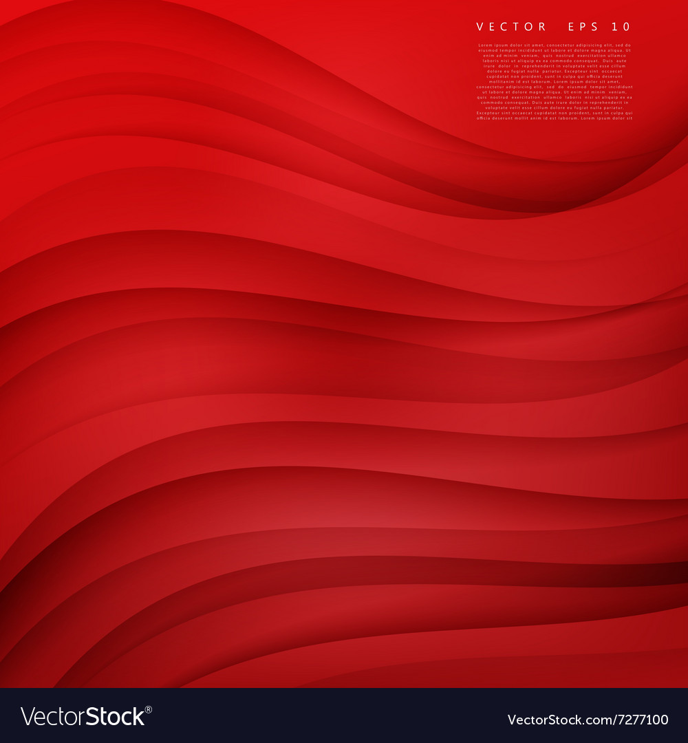 Red background curve