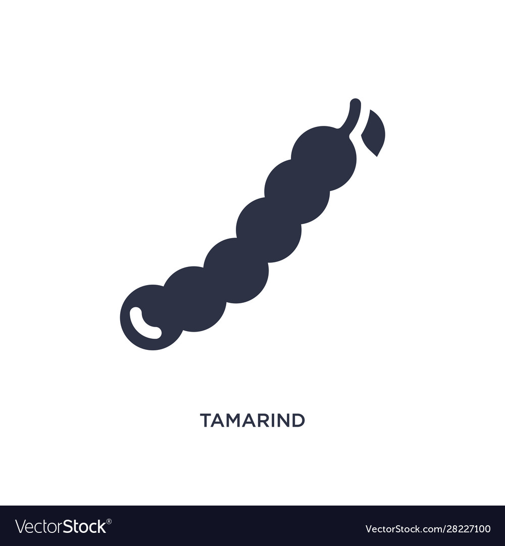 Tamarind icon on white background simple element