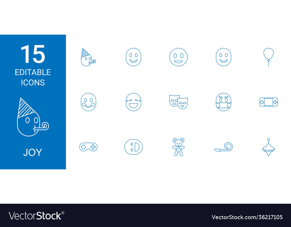 15 Freude Icons