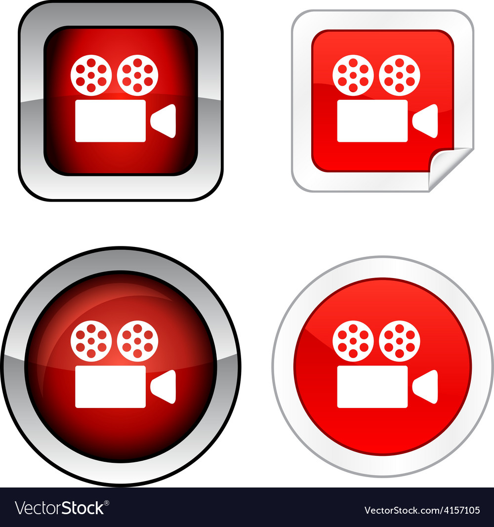 Cinema button set