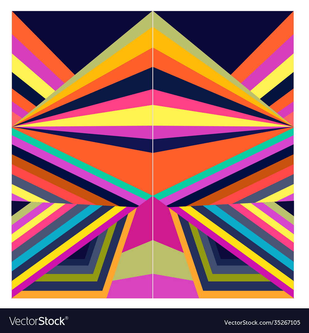 Colorful geometric and curve background pattern