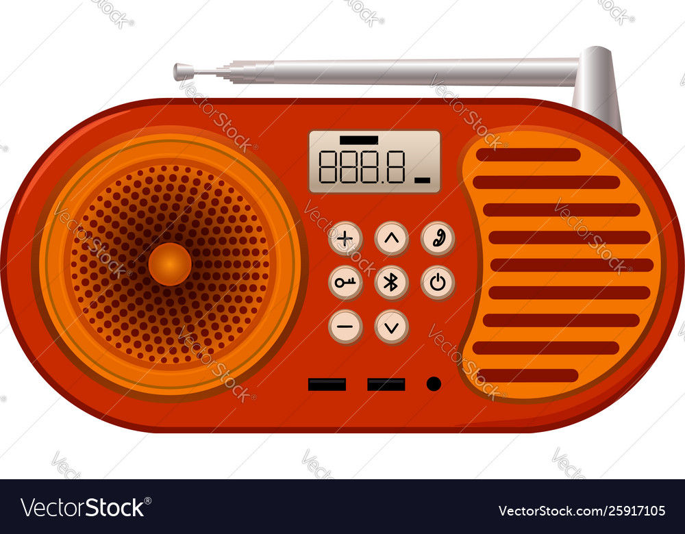 Fm digital radio icon, cartoon style 14613865 Vector Art at Vecteezy