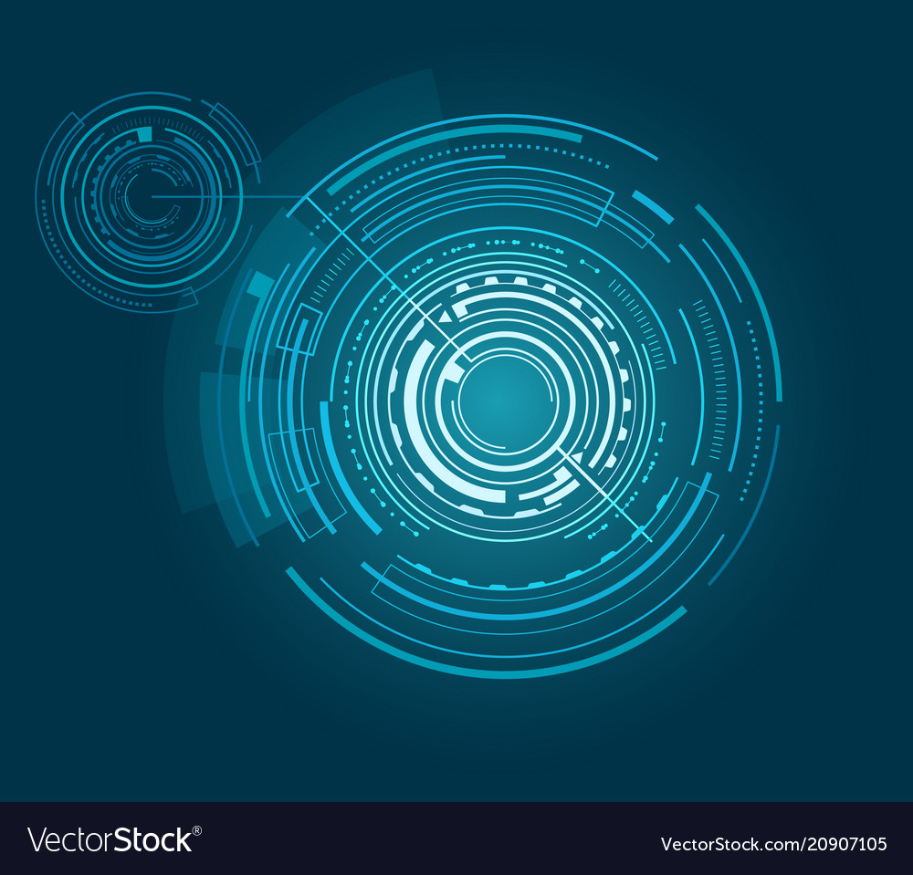 Futuristic Geometric Interface