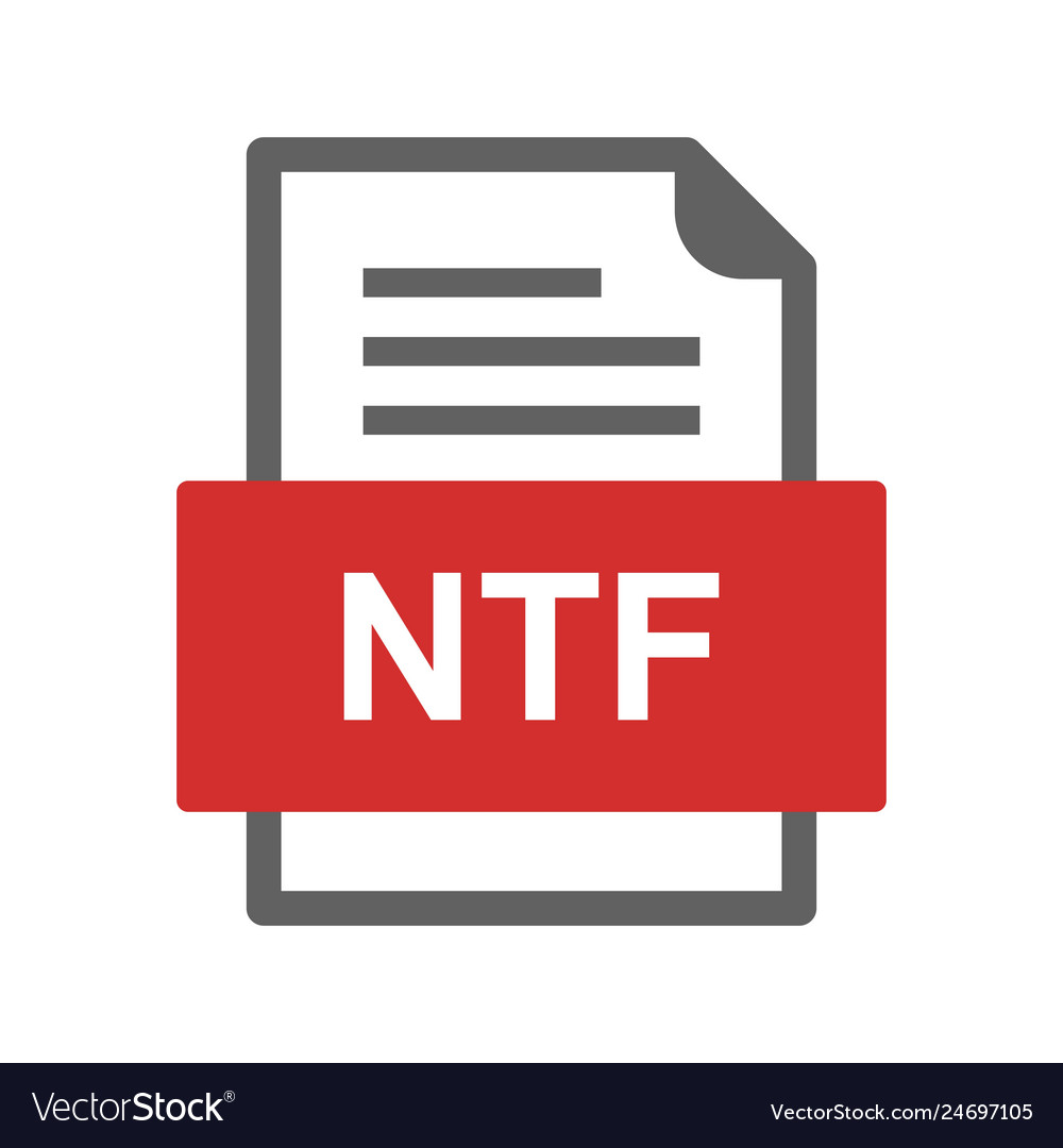 Ntf file document icon