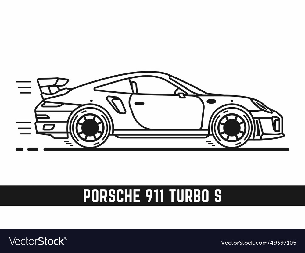Racing Car Silhouette
