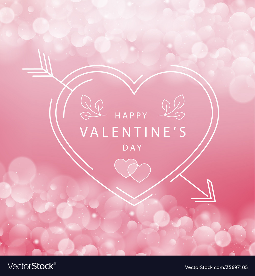 Rose red bokeh background with congratulation