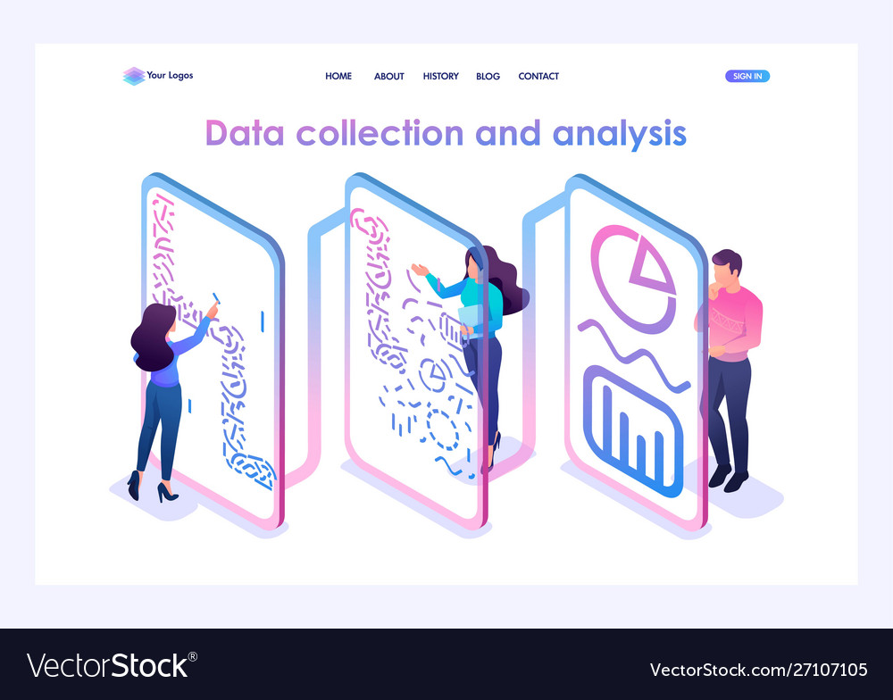 Team professionals processes data and generates