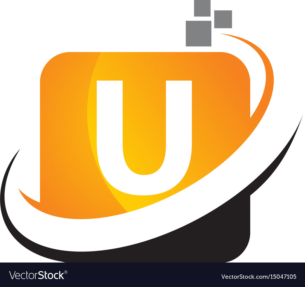 Technology motion synergy letter u