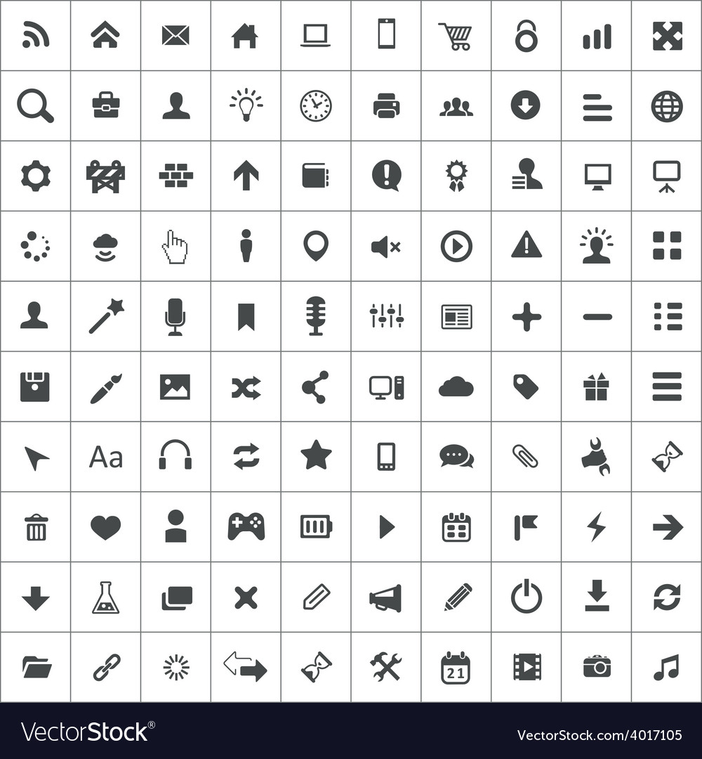 Web Icons - Collection of Digital Elements