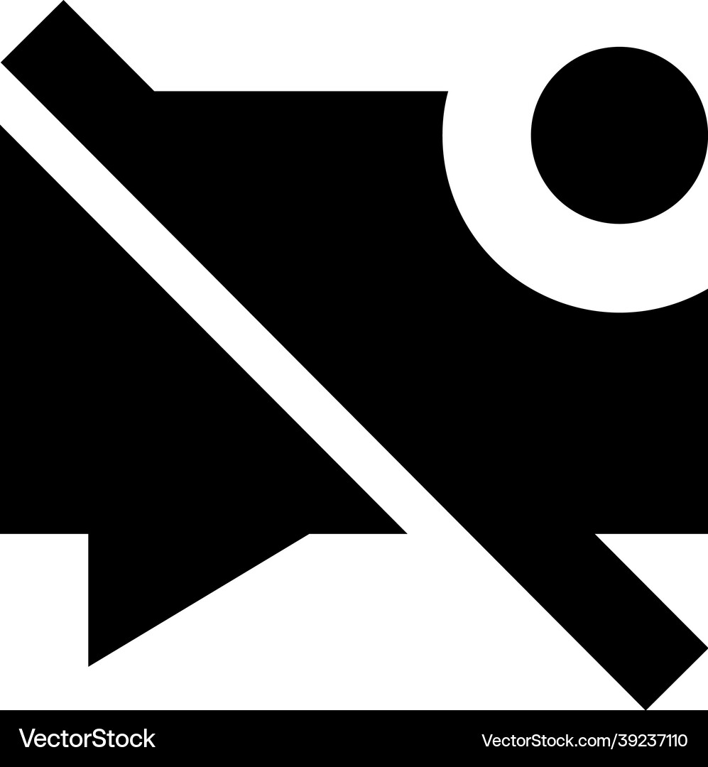 Blocked message Royalty Free Vector Image - VectorStock