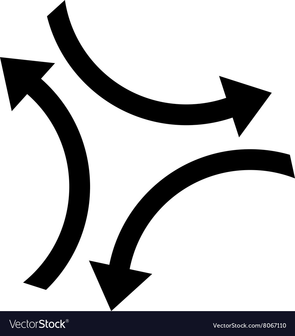 Exchange arrows flat icon