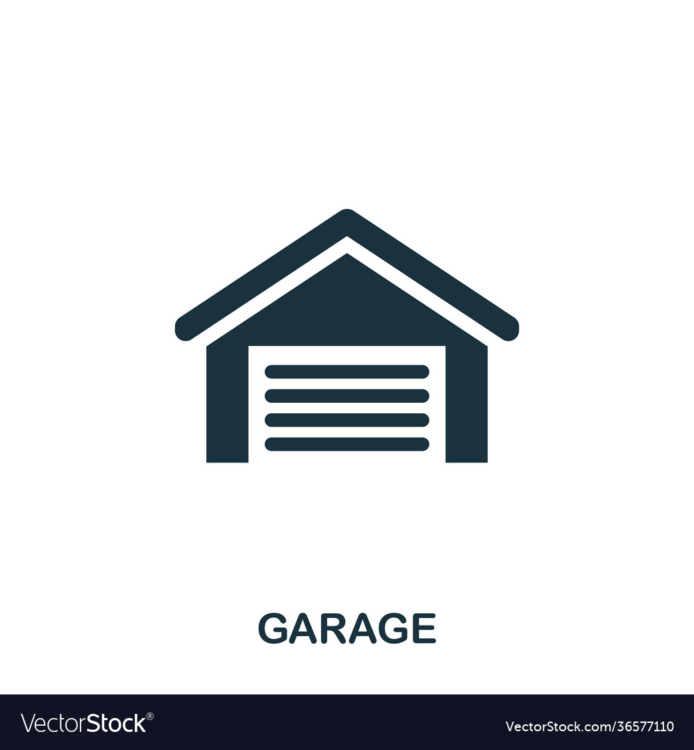 Garage creative icon simple element