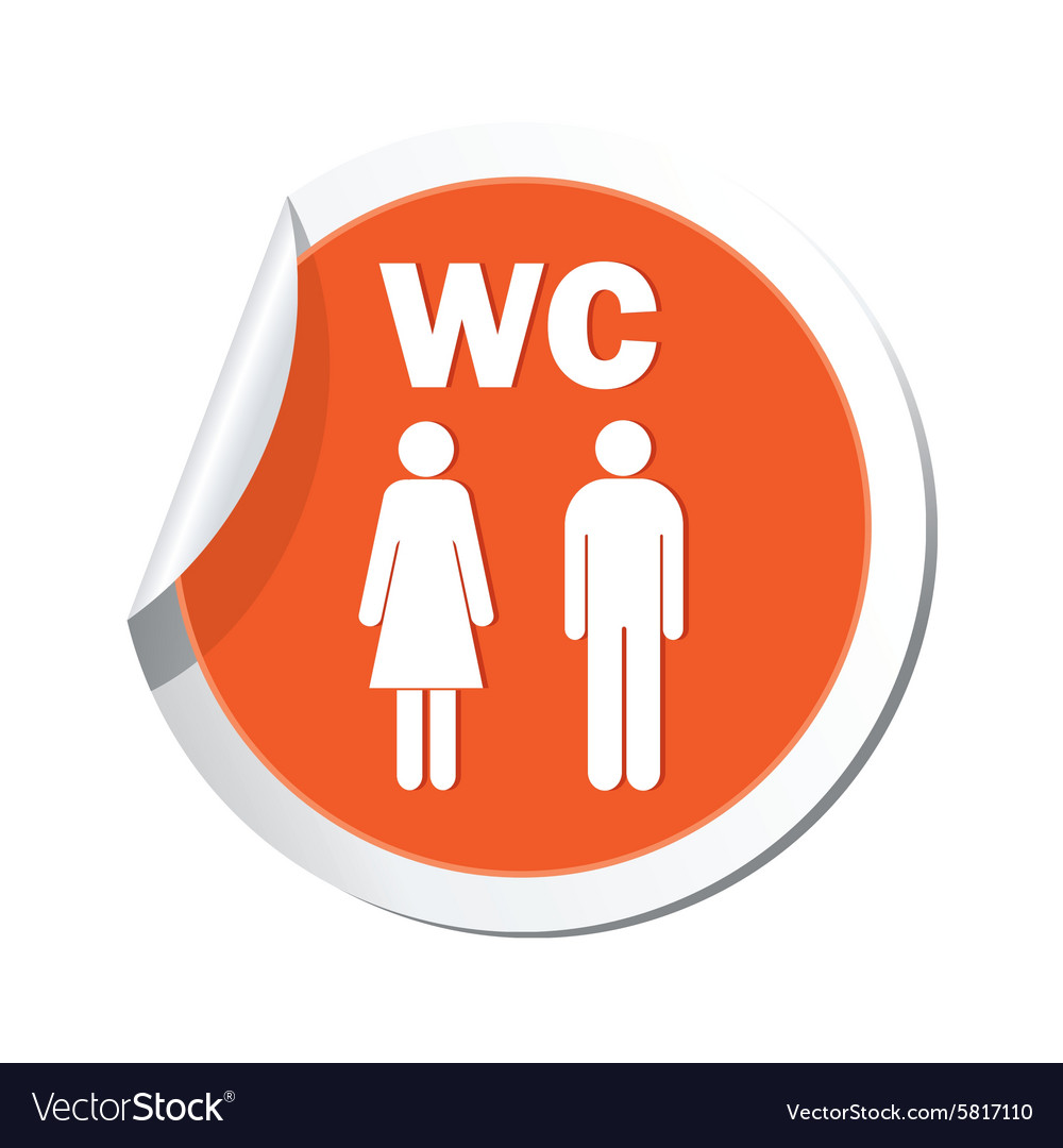 Map pointer with man and woman icon