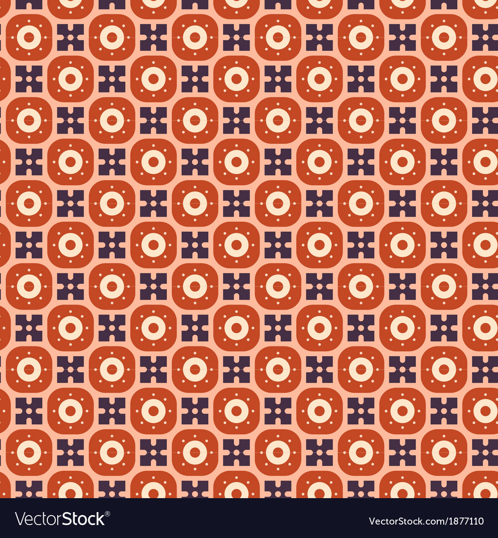 Seamless simple retro geometrical pattern