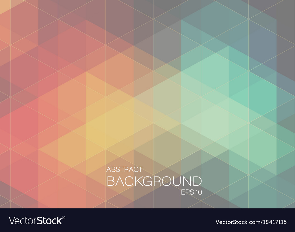 Abstract color background with triangle shapes