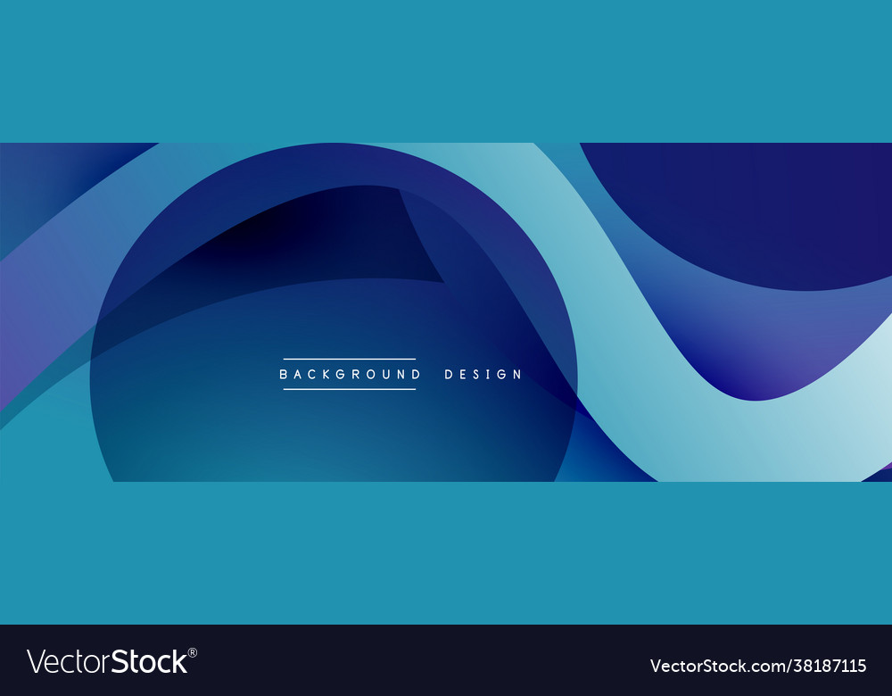 Abstract overlapping lines and circles geometric vector image Abstract overlapping lines and circles geometric
