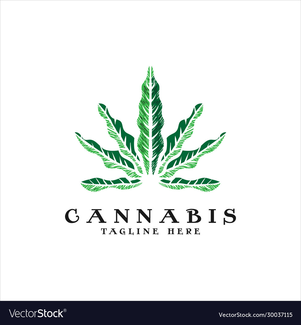 Cannabis vintage logo