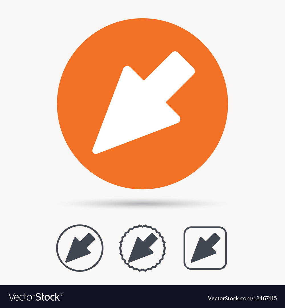 Cursor icon computer position marker sign