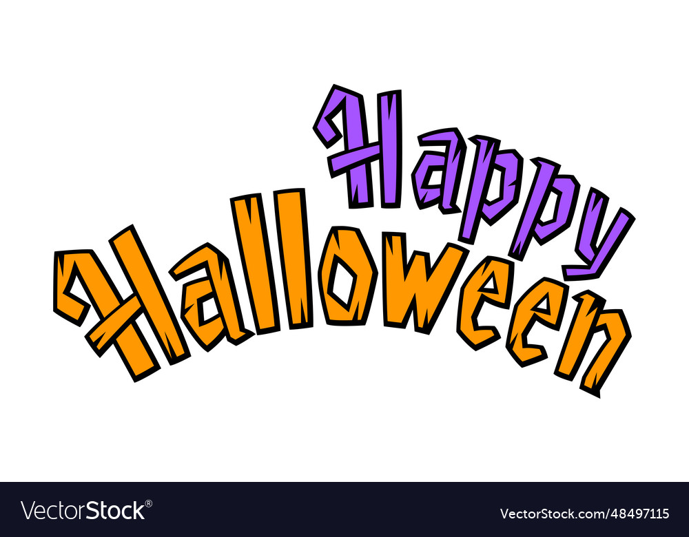 Frohes Halloween Lettering & Party
