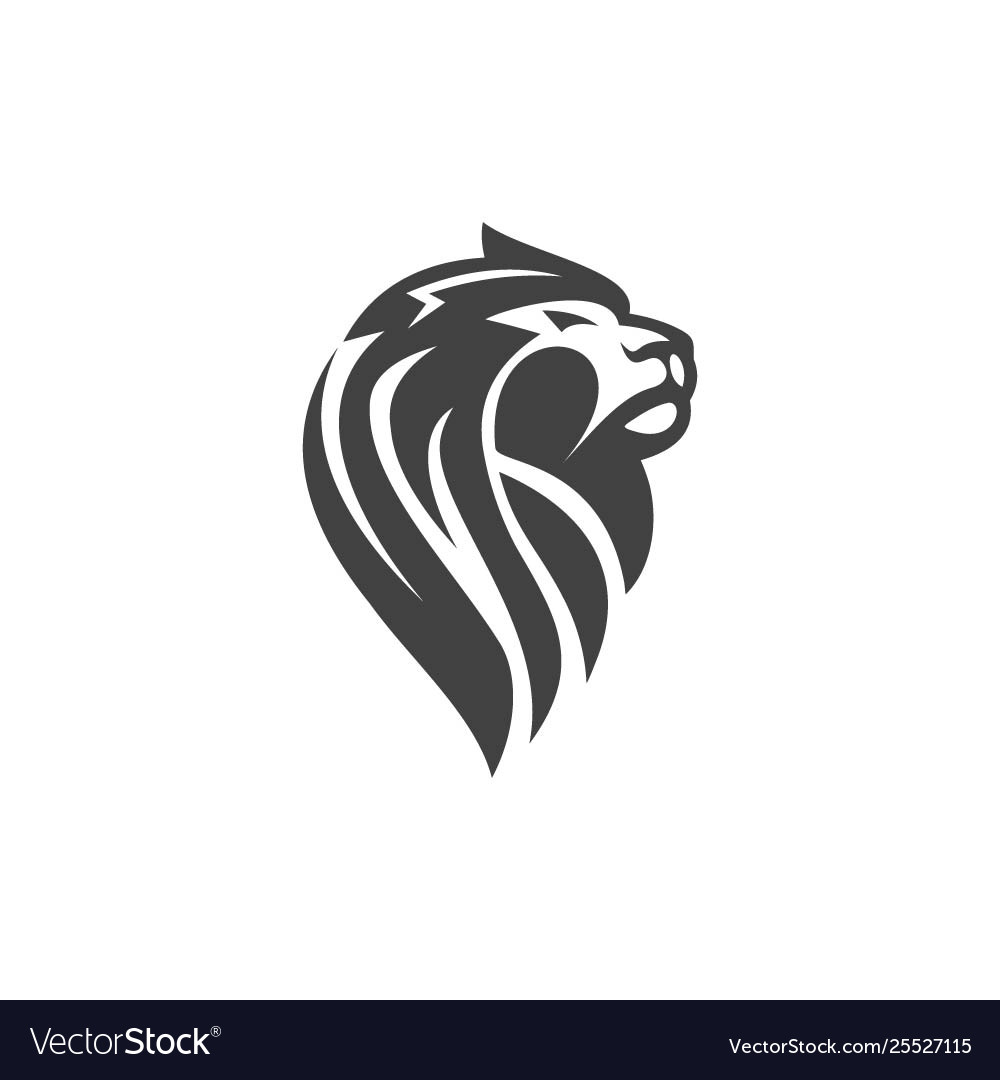 Lion logo template Royalty Free Vector Image - VectorStock