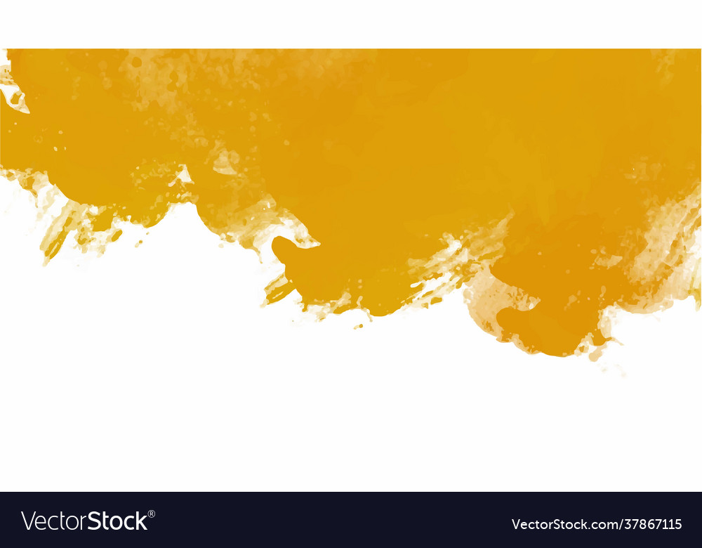 Orange Watercolor Background For Textures Vector Image