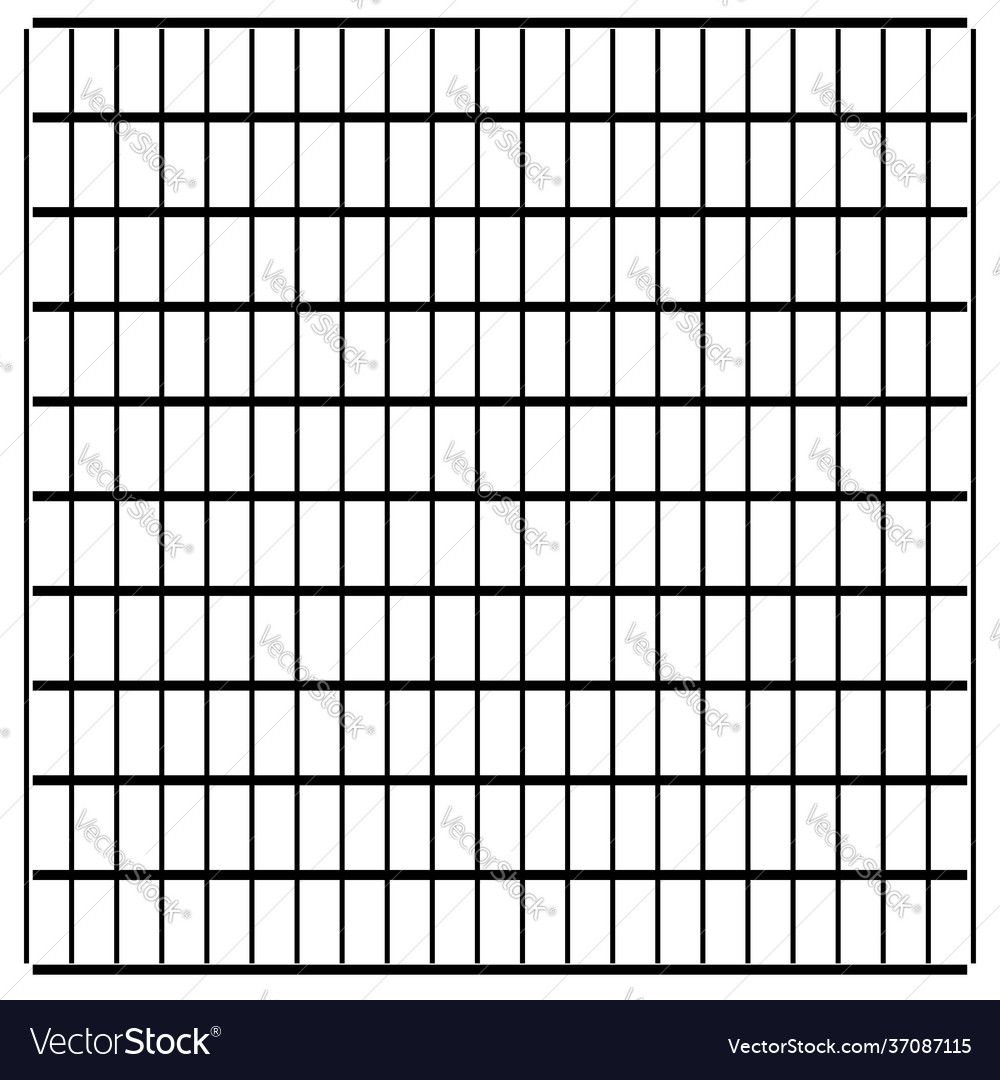 Squares grid mesh grating trellis vector image Squares grid mesh grating trellis