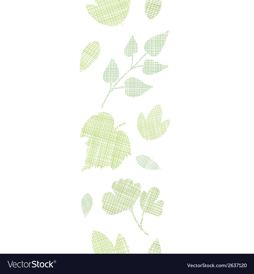 Abstract textile texture vertical border seamless