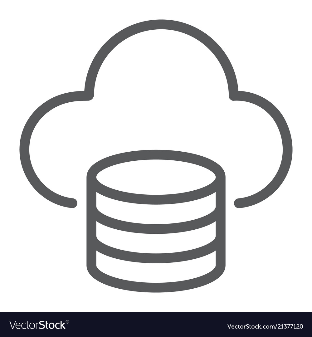 Cloud Data Analytics Icon