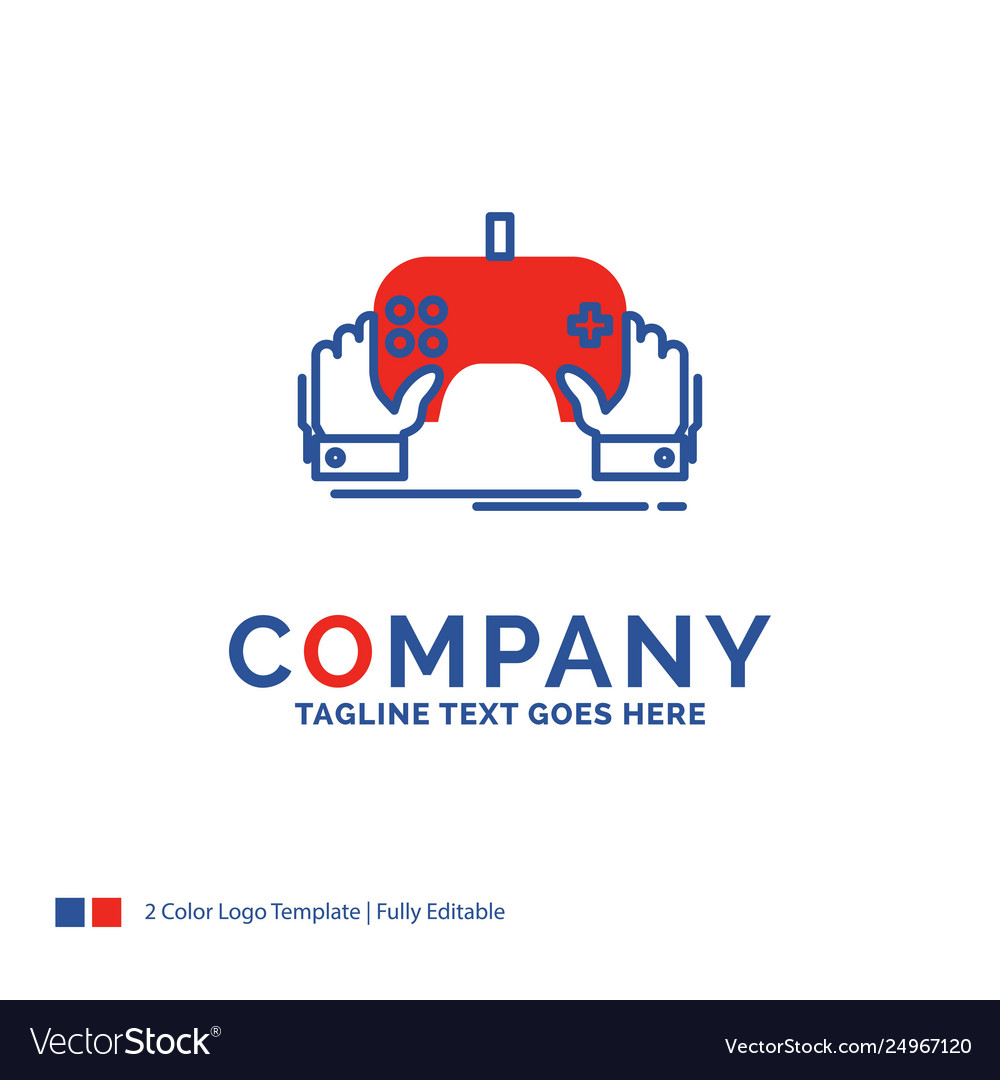 Company name logo design for game gaming mobile