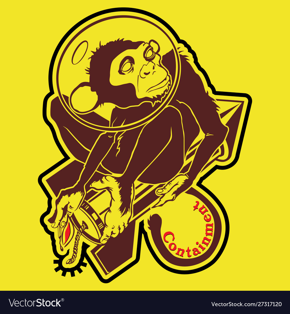 Firecracker monkey Vector Image Firecracker monkey
