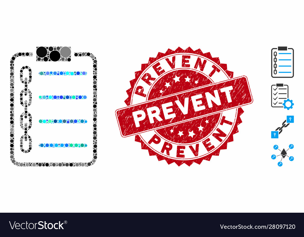 Mosaic blockchain contract icon with textured vector image Mosaic blockchain contract icon with textured