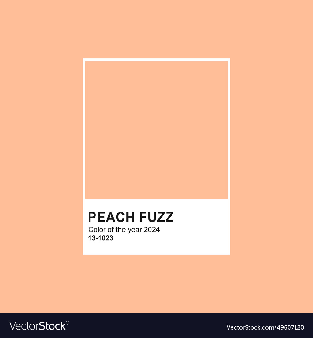 Peach fuzz color of the year 2024 abstract