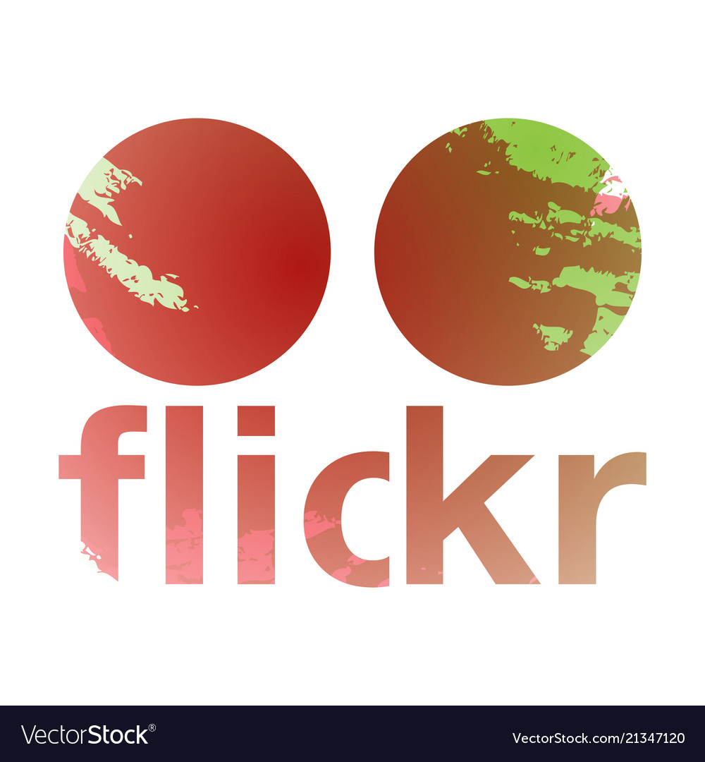 Social networking icons web design flat icon vector image Social networking icons web design flat icon