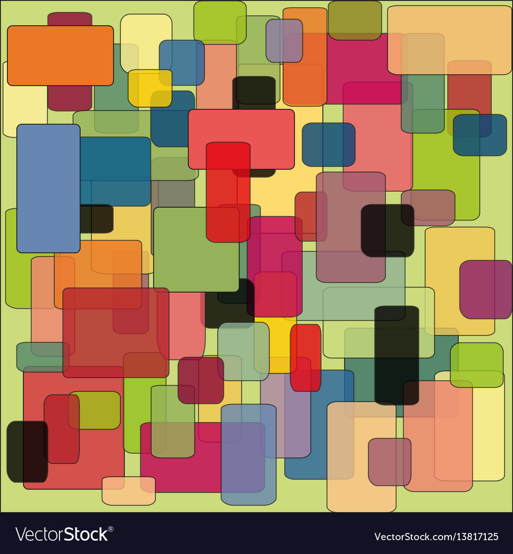 Abstract colorful background pattern of squares