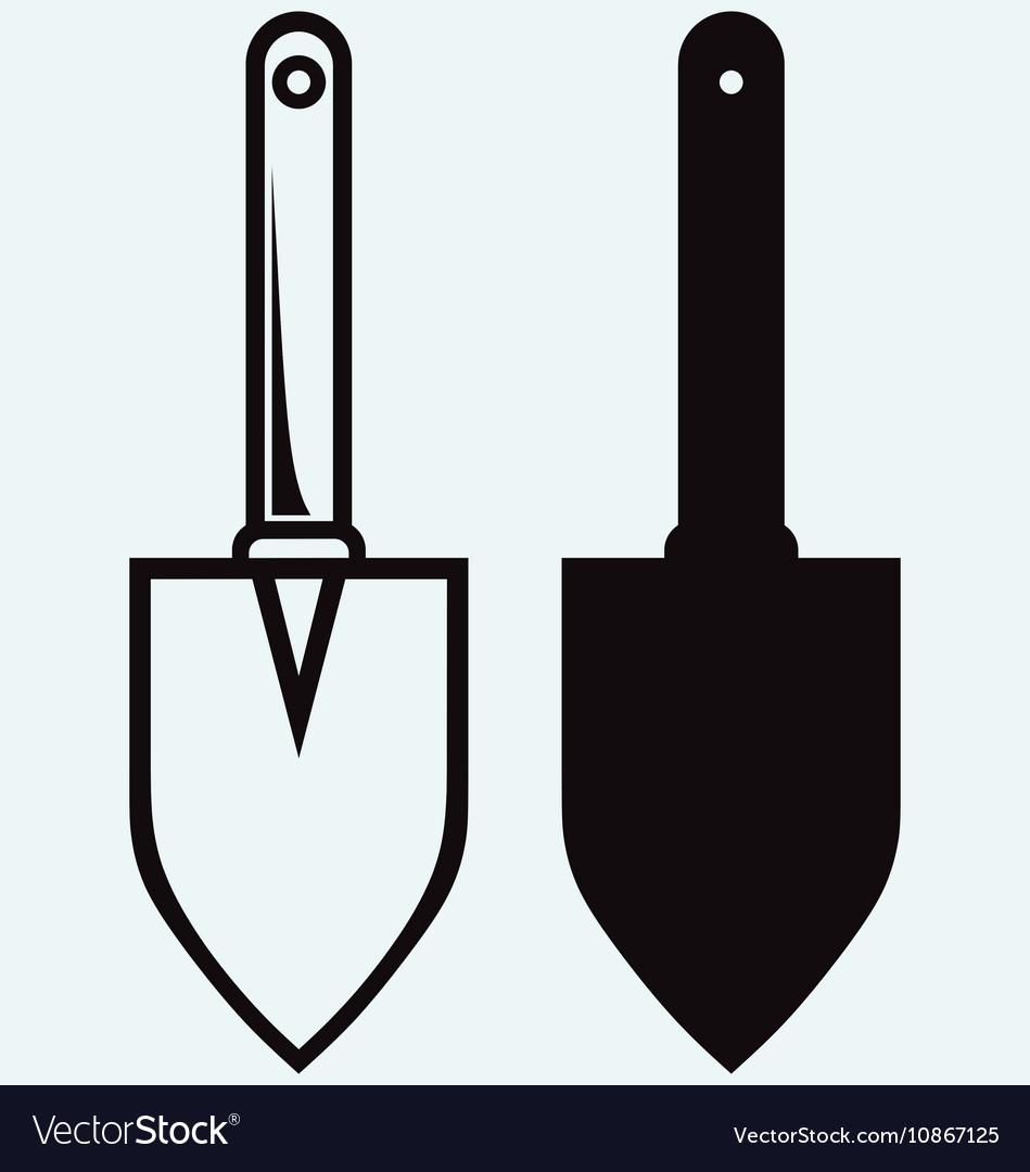 Bayonet spade Royalty Free Vector Image - VectorStock