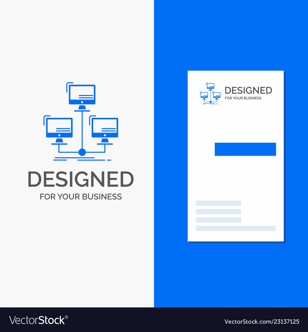 Business logo for database distributed connection vector image Business logo for database distributed connection