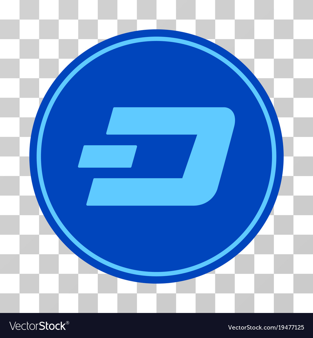 Dash coin icon Royalty Free Vector Image VectorStock