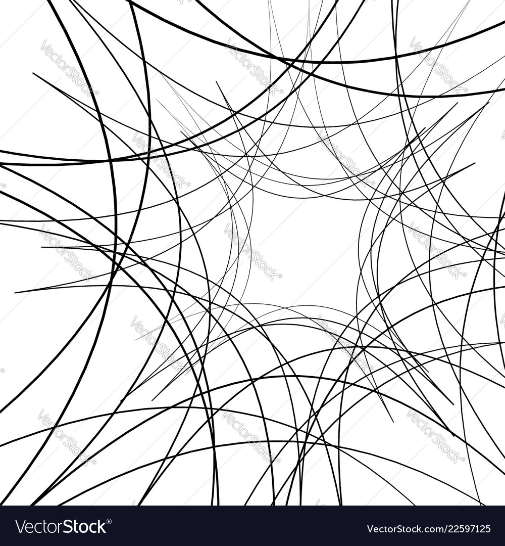 Distorted random radiating lines abstract Vector Image Distorted random radiating lines abstract