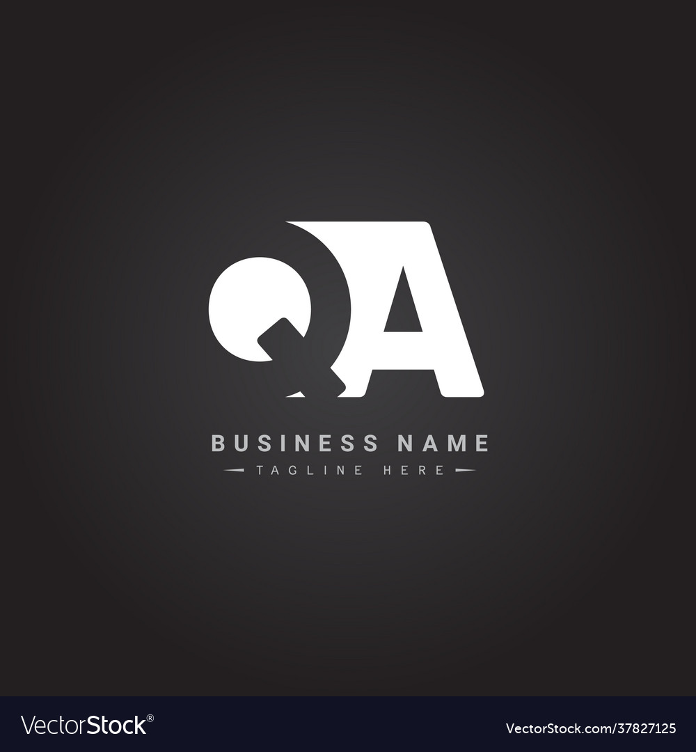 Minimal QA Initial Letter Logo